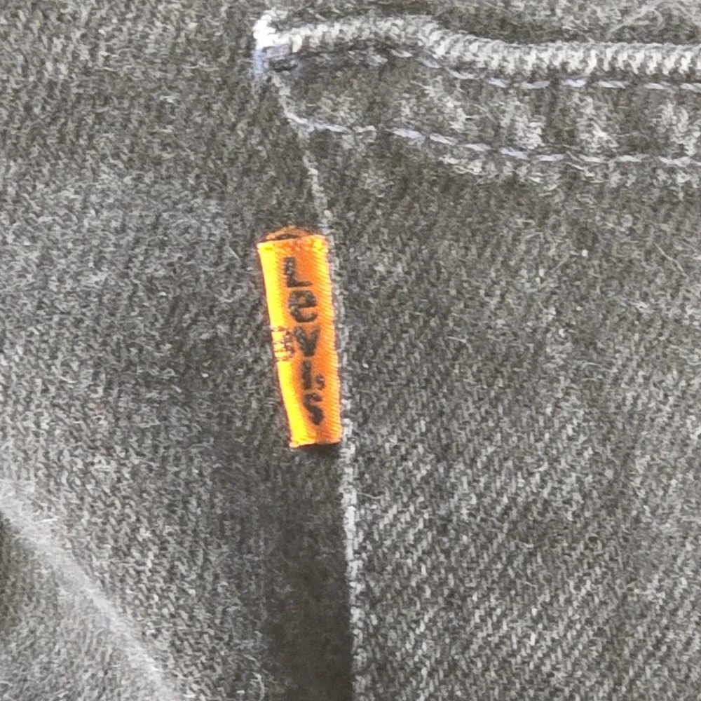 Vintage Levis 550 Relaxed‎ Fit Tapered Leg Orange Tab Black Jeans 32x32 11/1996